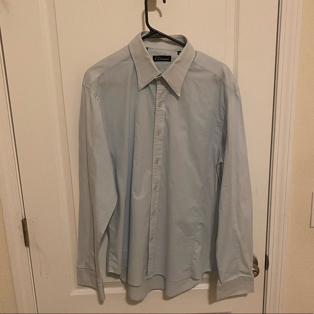 7 Diamonds XL button down